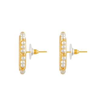 Ethnic Gold Plated Stud Earring For Women 2