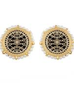 Ethnic Gold Plated Stud Earring For Women