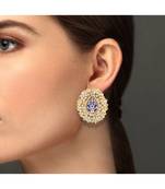 Ethnic Gold Plated Stud Earring For Women