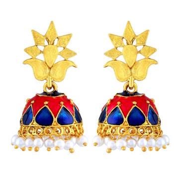Charming Gold Plated Jhumki Earring For Women 1