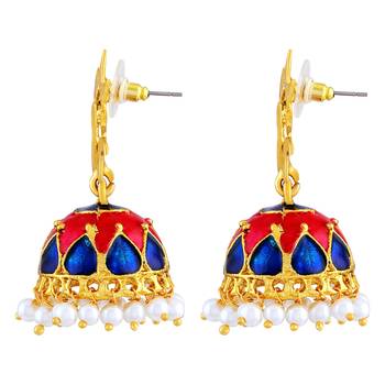 Charming Gold Plated Jhumki Earring For Women 2