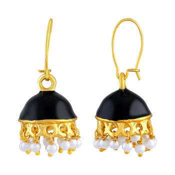 Royal Gold Plated Jhumki Earring For Women 3