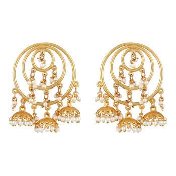 Modern Gold Plated Jhumki Earring For Women 1