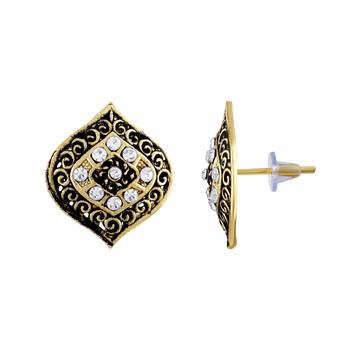 Gleaming Gold Plated Stud Earring For Women 3