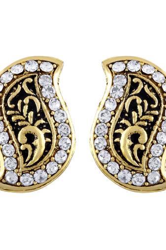Enchanting Gold Plated Stud Earring For Women