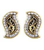 Enchanting Gold Plated Stud Earring For Women