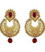 Alluring Pear Shape Chandi Bali Gold Plated Dangle Earring For Women