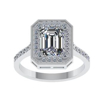 Silver cubic zirconia rings 1