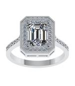 Silver cubic zirconia rings