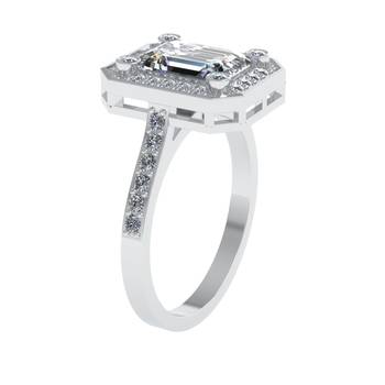 Silver cubic zirconia rings 3