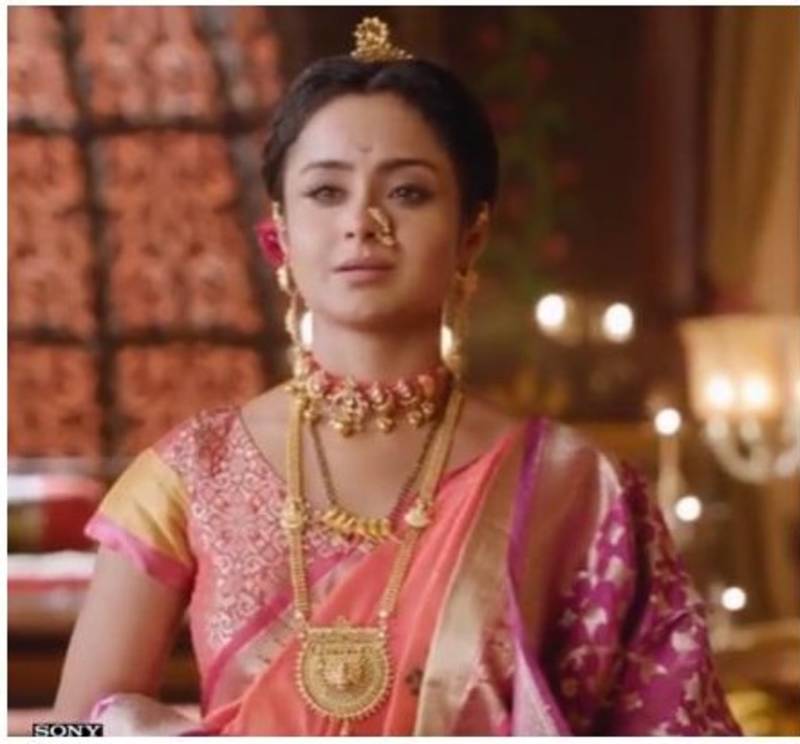 Peshwa Bajirao inspired Gold Necklace set for woman Reeti