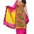 Handembroidered Salwar Suit With Champa Jaal Yellow & Pink