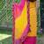 Handembroidered Salwar Suit With Champa Jaal Yellow & Pink