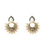 Multicolor diamond earrings