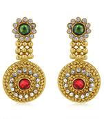 Multicolor diamond earrings
