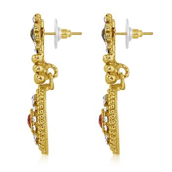 Multicolor diamond earrings 3
