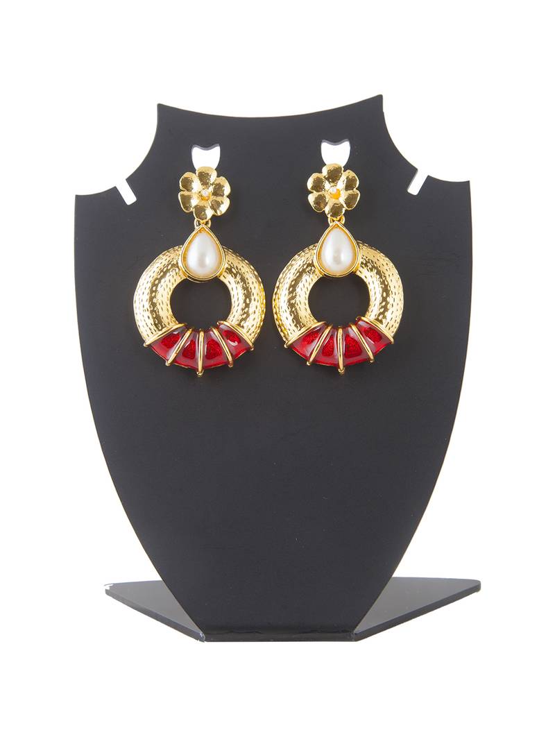 Multicolor diamond earrings