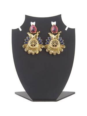 Multicolor diamond earrings 2