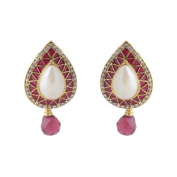 Multicolor diamond earrings 1