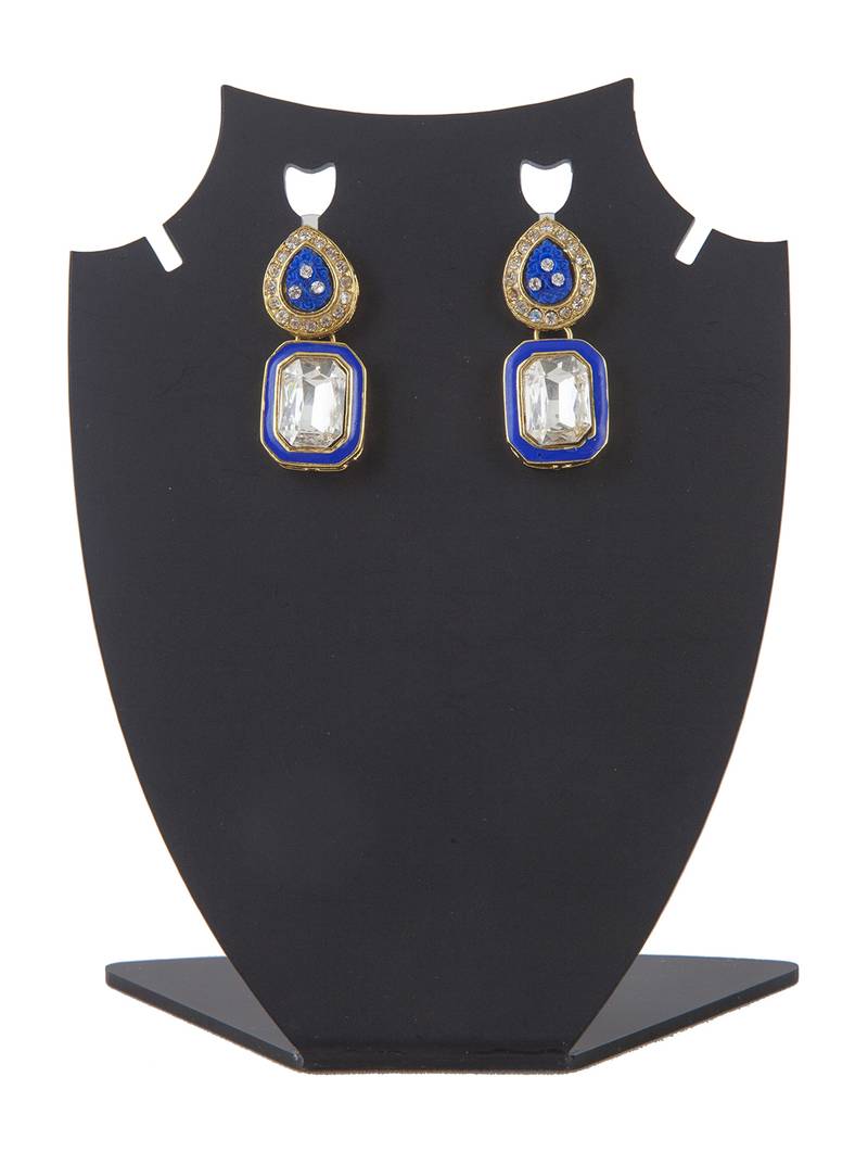 Multicolor diamond earrings