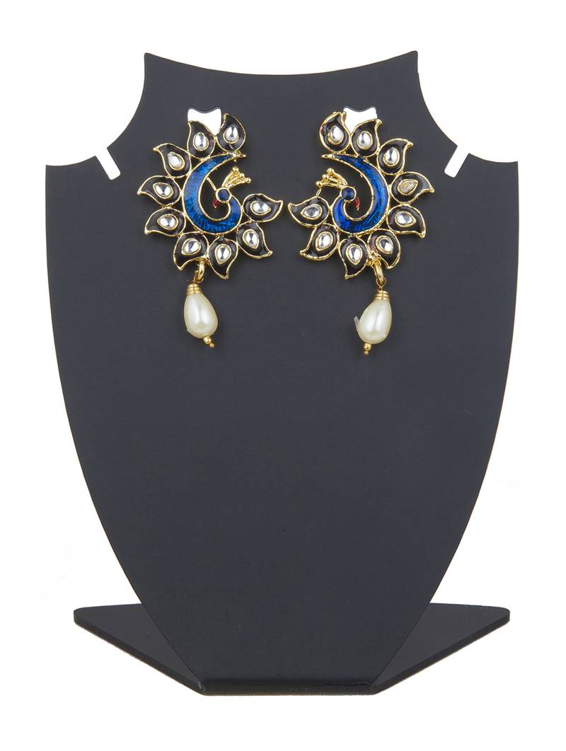 Multicolor diamond earrings