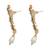 Multicolor diamond earrings