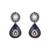 Multicolor diamond earrings