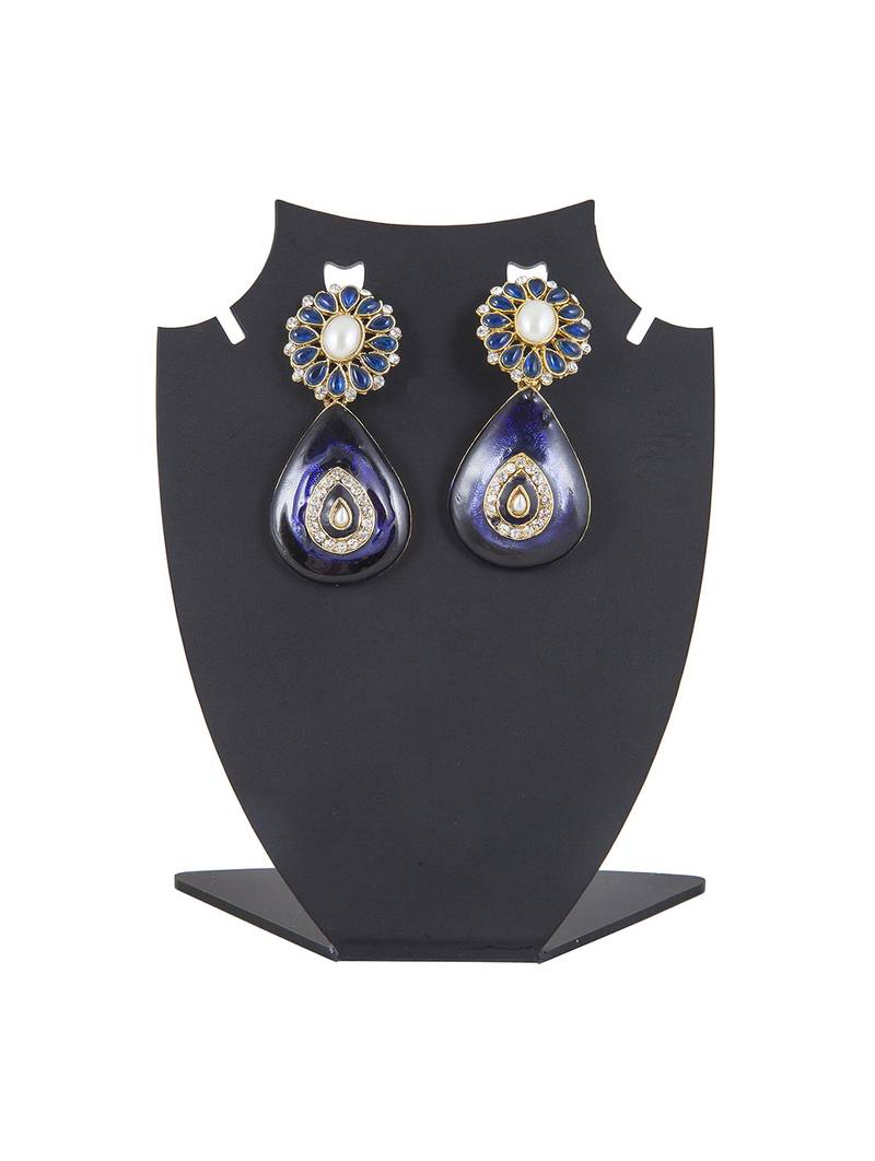 Multicolor diamond earrings