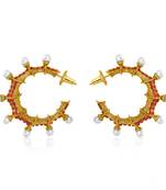 Multicolor diamond earrings