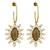 Multicolor diamond earrings