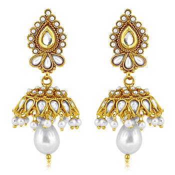 White diamond earrings 1