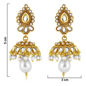 White diamond earrings 2