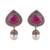 Multicolor diamond earrings