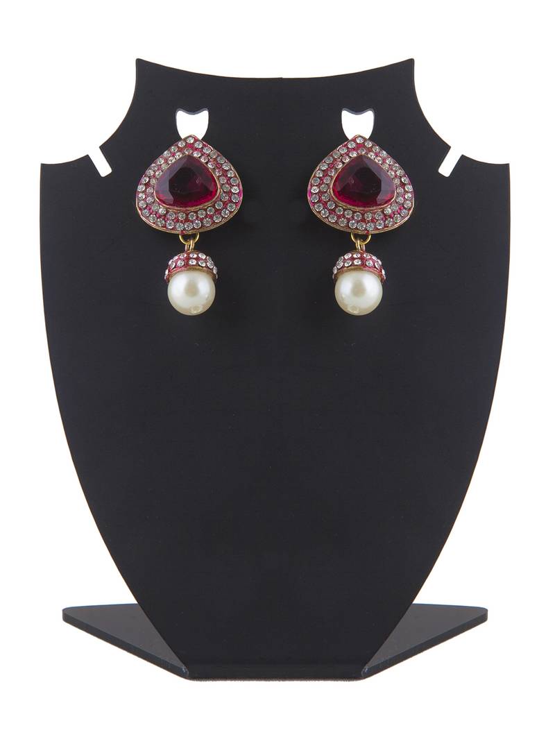 Multicolor diamond earrings