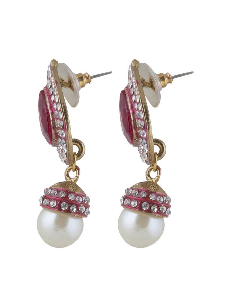 Multicolor diamond earrings