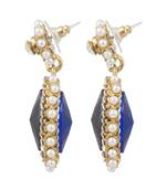 Multicolor diamond earrings