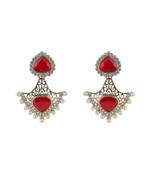 Multicolor diamond earrings