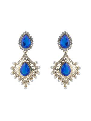 Multicolor diamond earrings 1