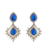Multicolor diamond earrings