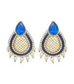 Multicolor diamond earrings
