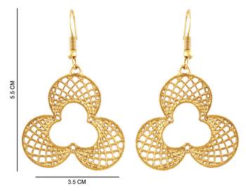 Gold diamond earrings 1