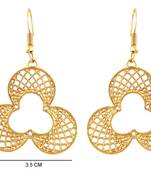 Gold diamond earrings
