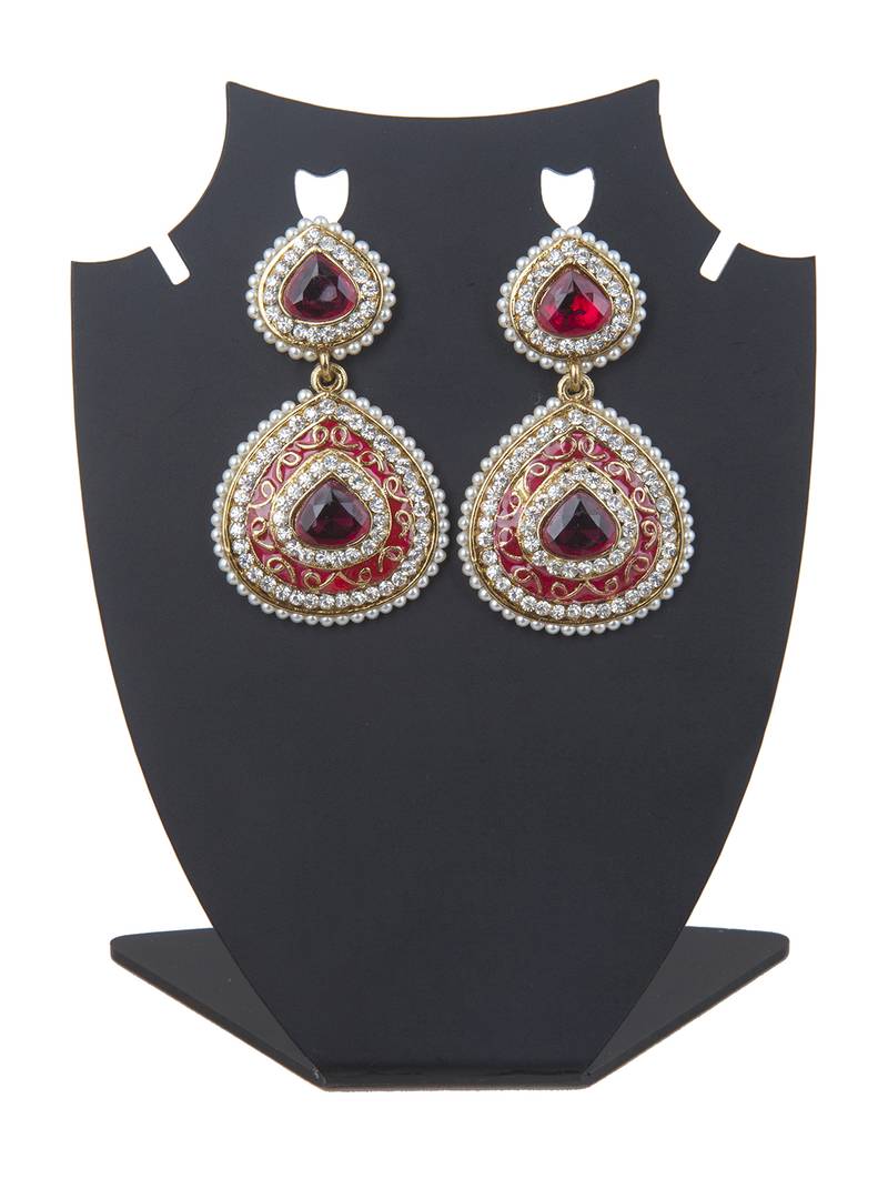 Multicolor diamond earrings