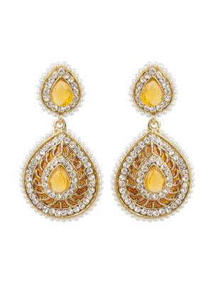 Multicolor diamond earrings 1