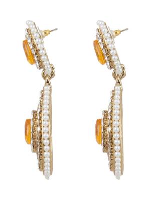 Multicolor diamond earrings 3