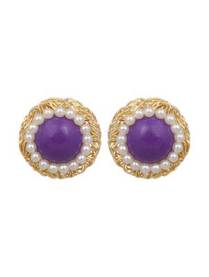 Multicolor diamond earrings 1