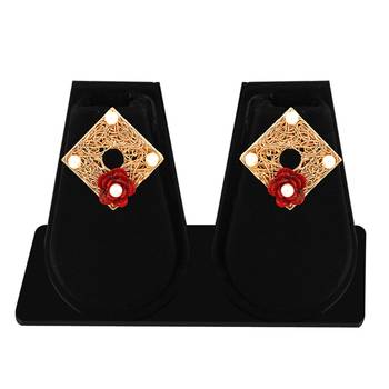 Multicolor diamond earrings 2