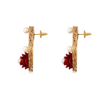 Multicolor diamond earrings 3