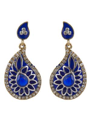 Multicolor diamond earrings 1