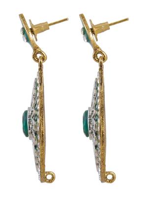 Multicolor diamond earrings 3